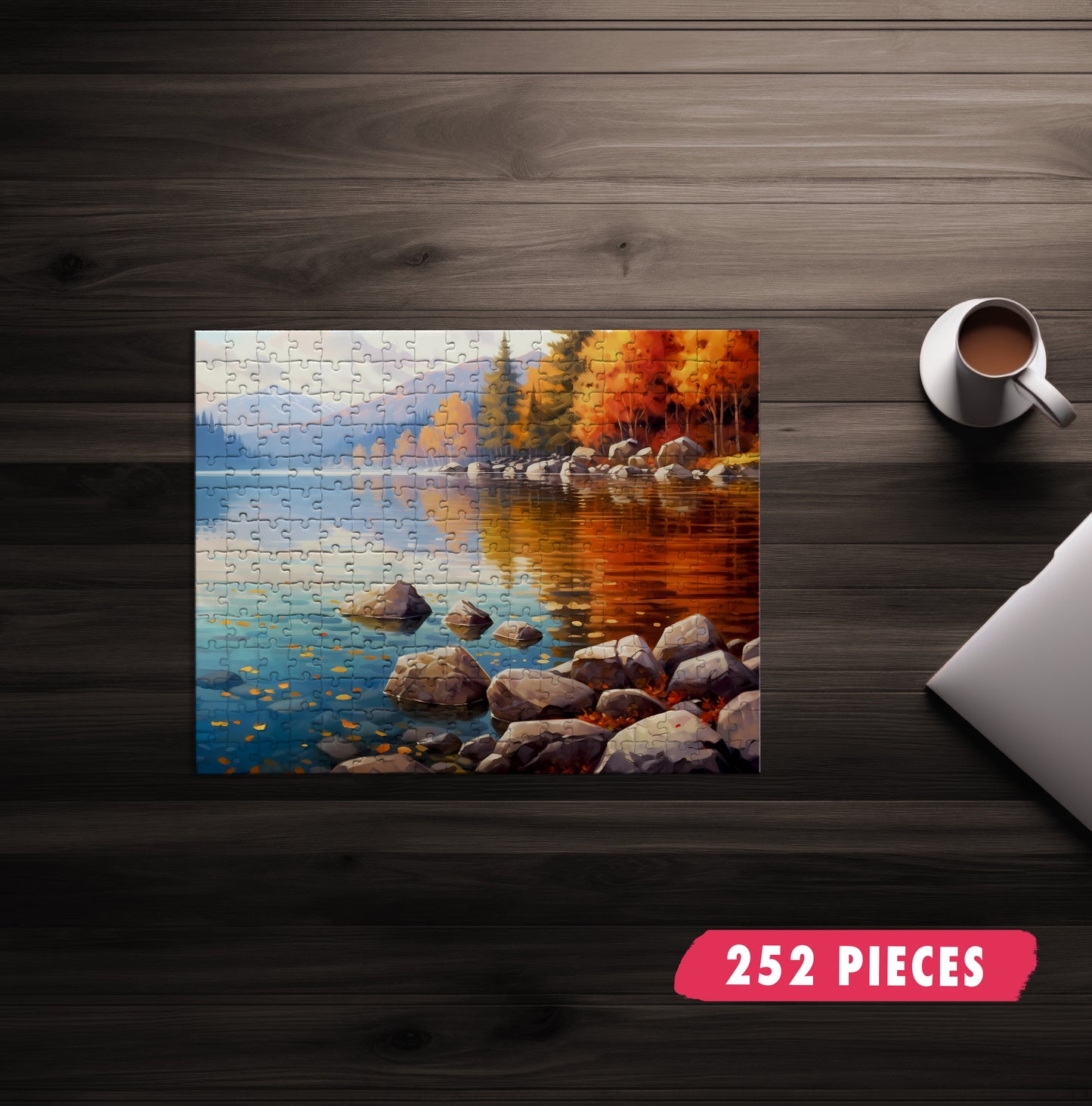 Peaceful Lake Jigsaw Puzzle