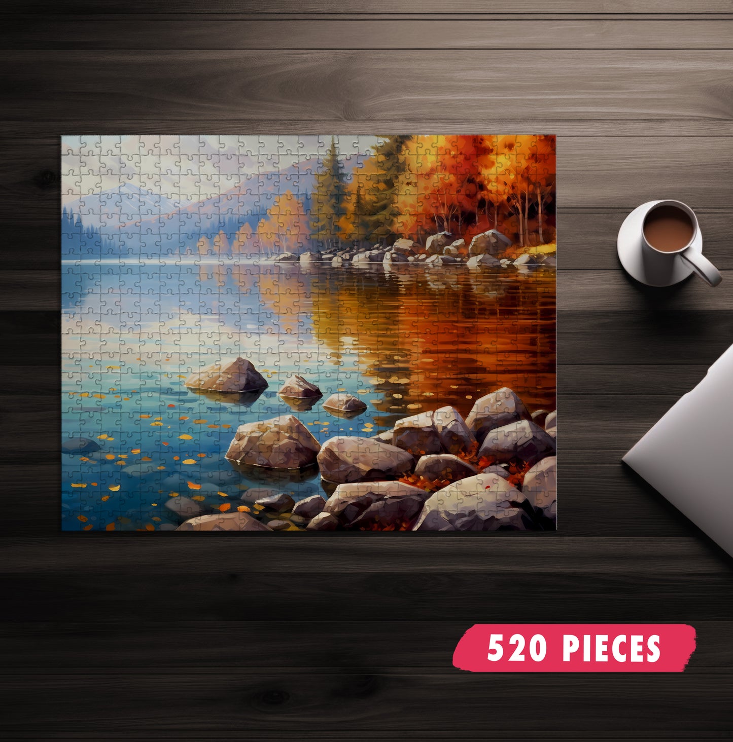 Peaceful Lake Jigsaw Puzzle