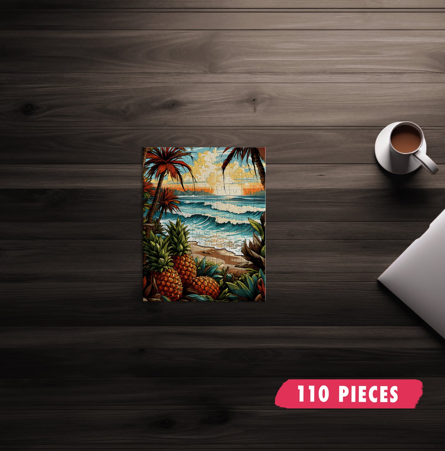 Pineapple Beach Jigsaw Puzzle