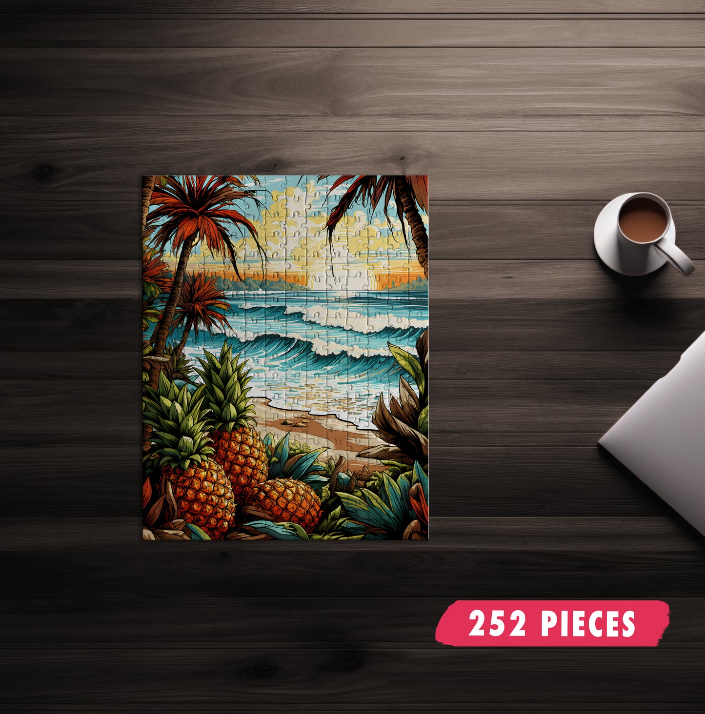 Pineapple Beach Jigsaw Puzzle