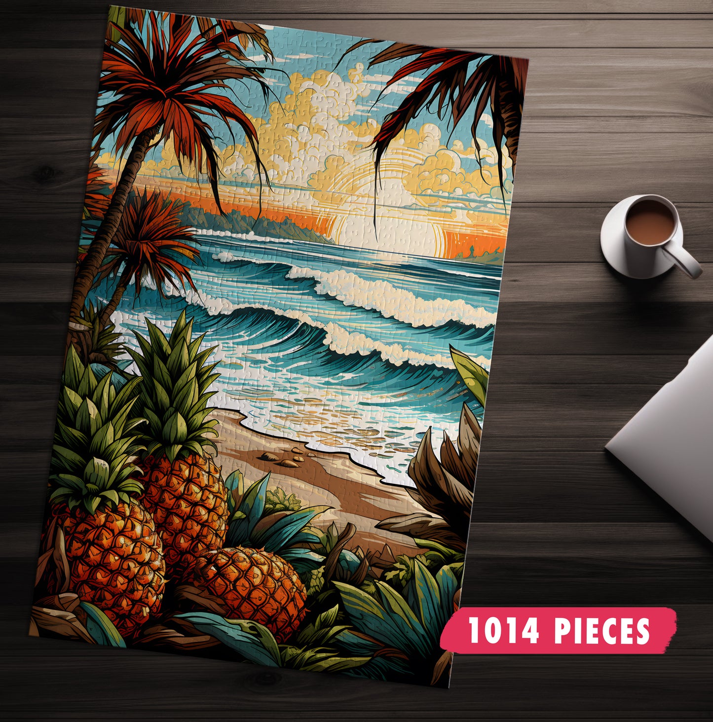 Pineapple Beach Jigsaw Puzzle