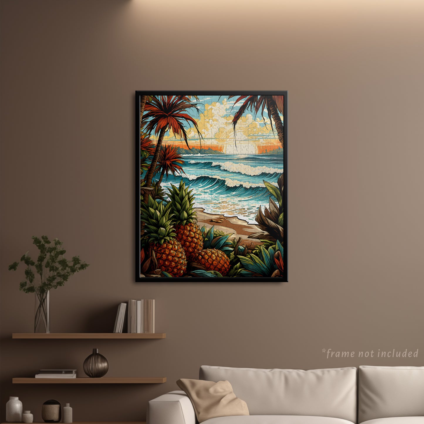 Pineapple Beach Jigsaw Puzzle