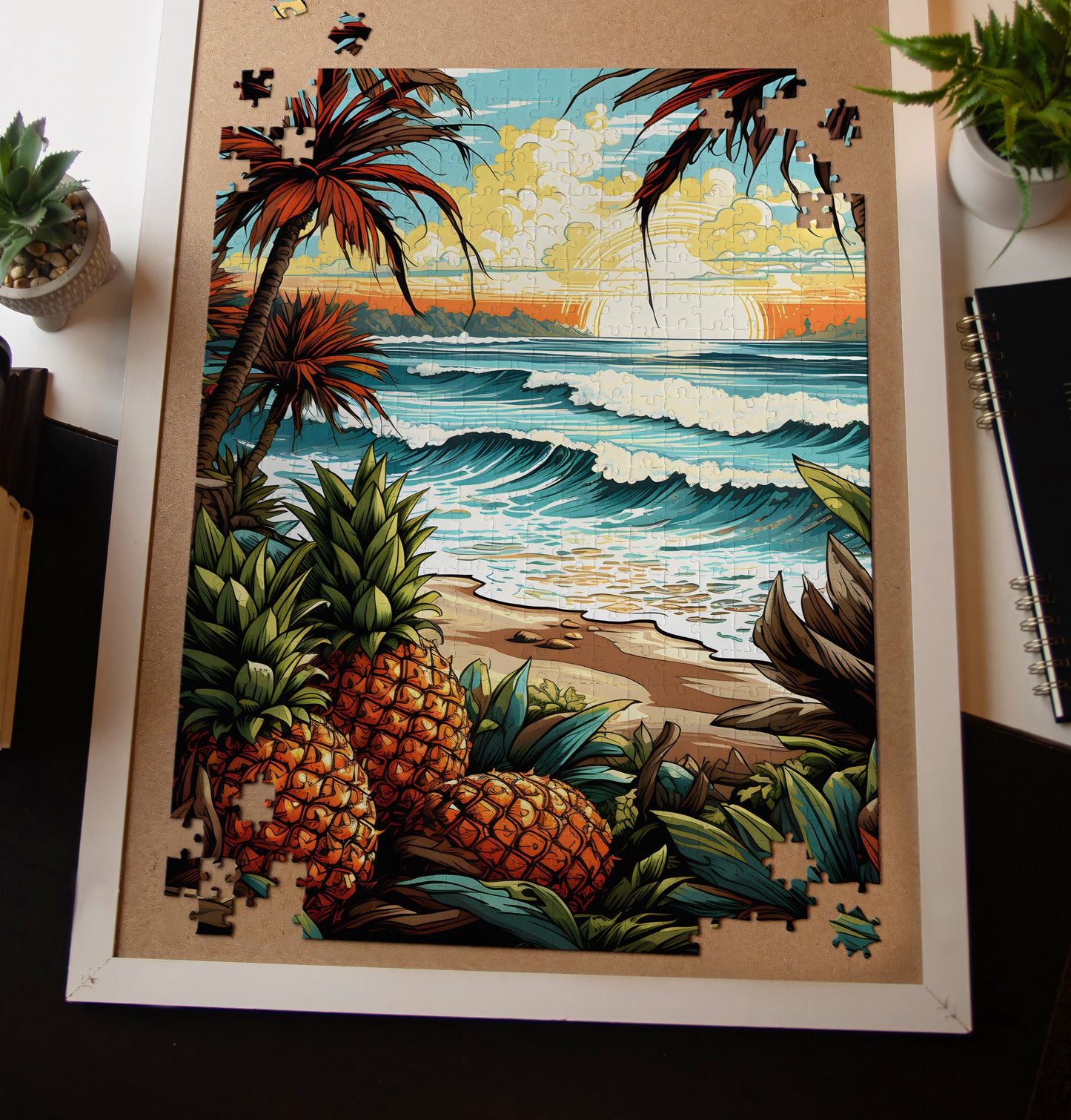 Pineapple Beach Jigsaw Puzzle