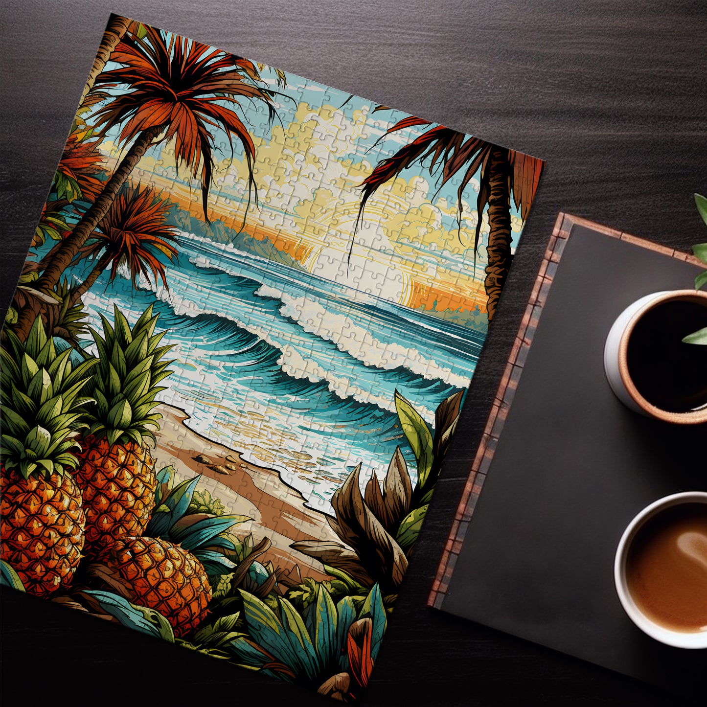 Pineapple Beach Jigsaw Puzzle