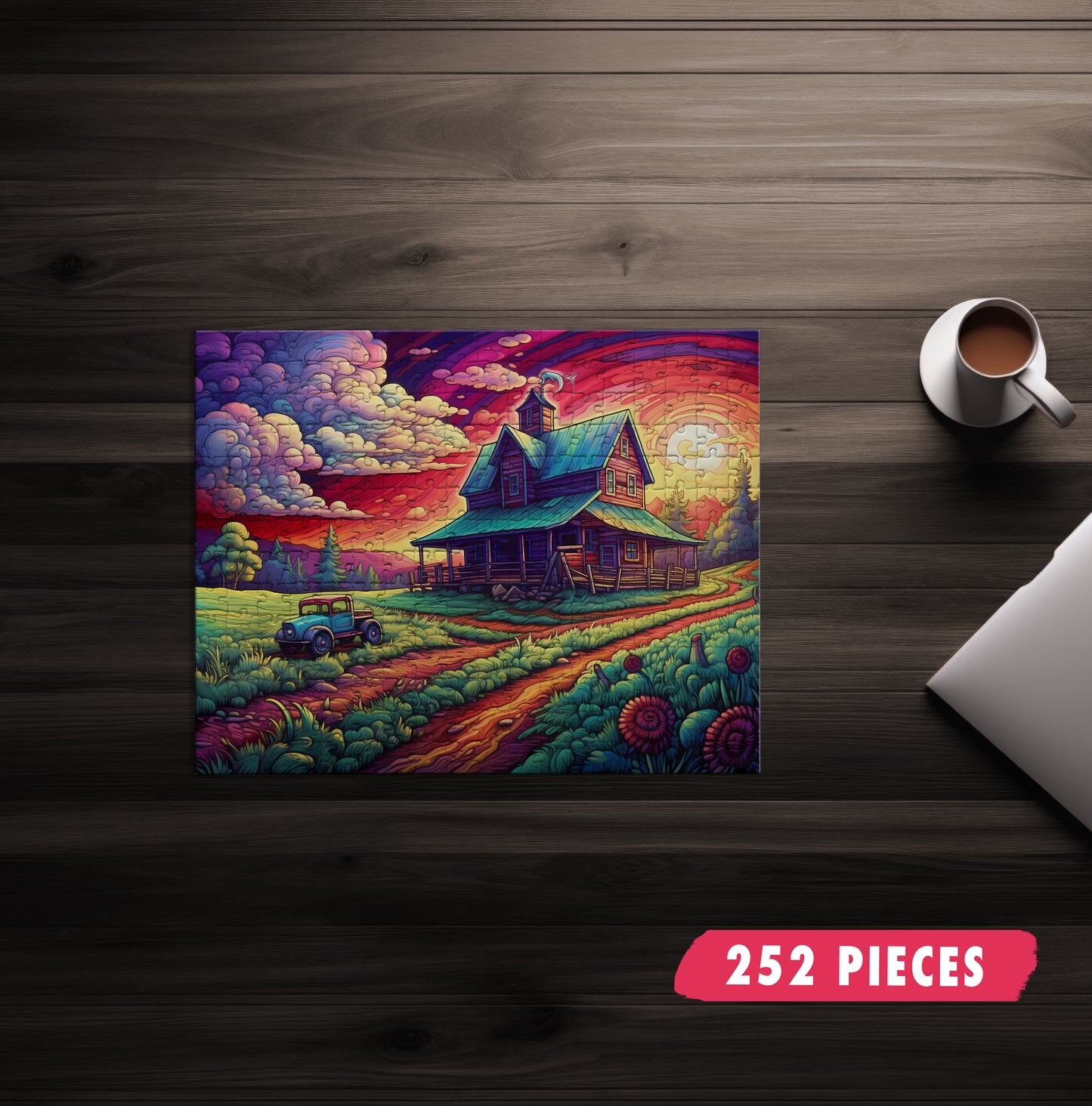 Vibrant Farm Jigsaw Puzzle