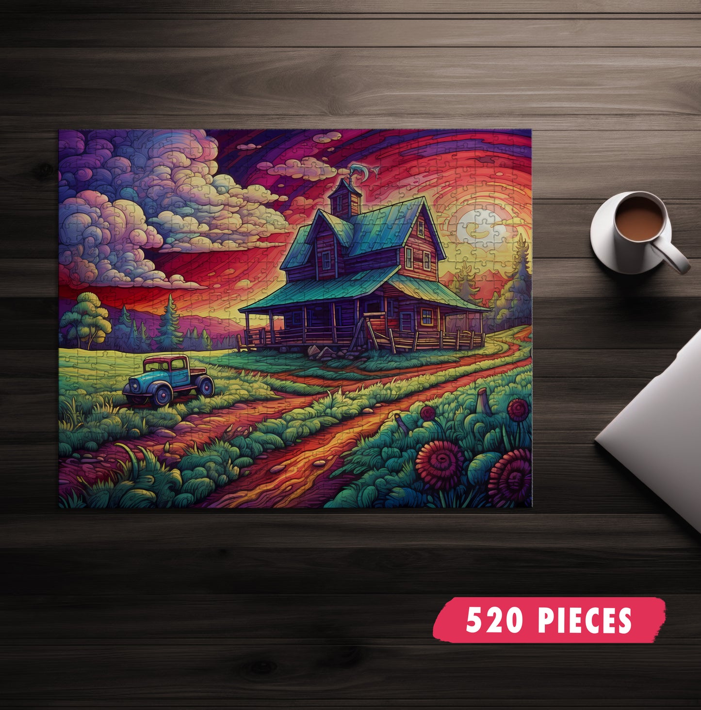 Vibrant Farm Jigsaw Puzzle
