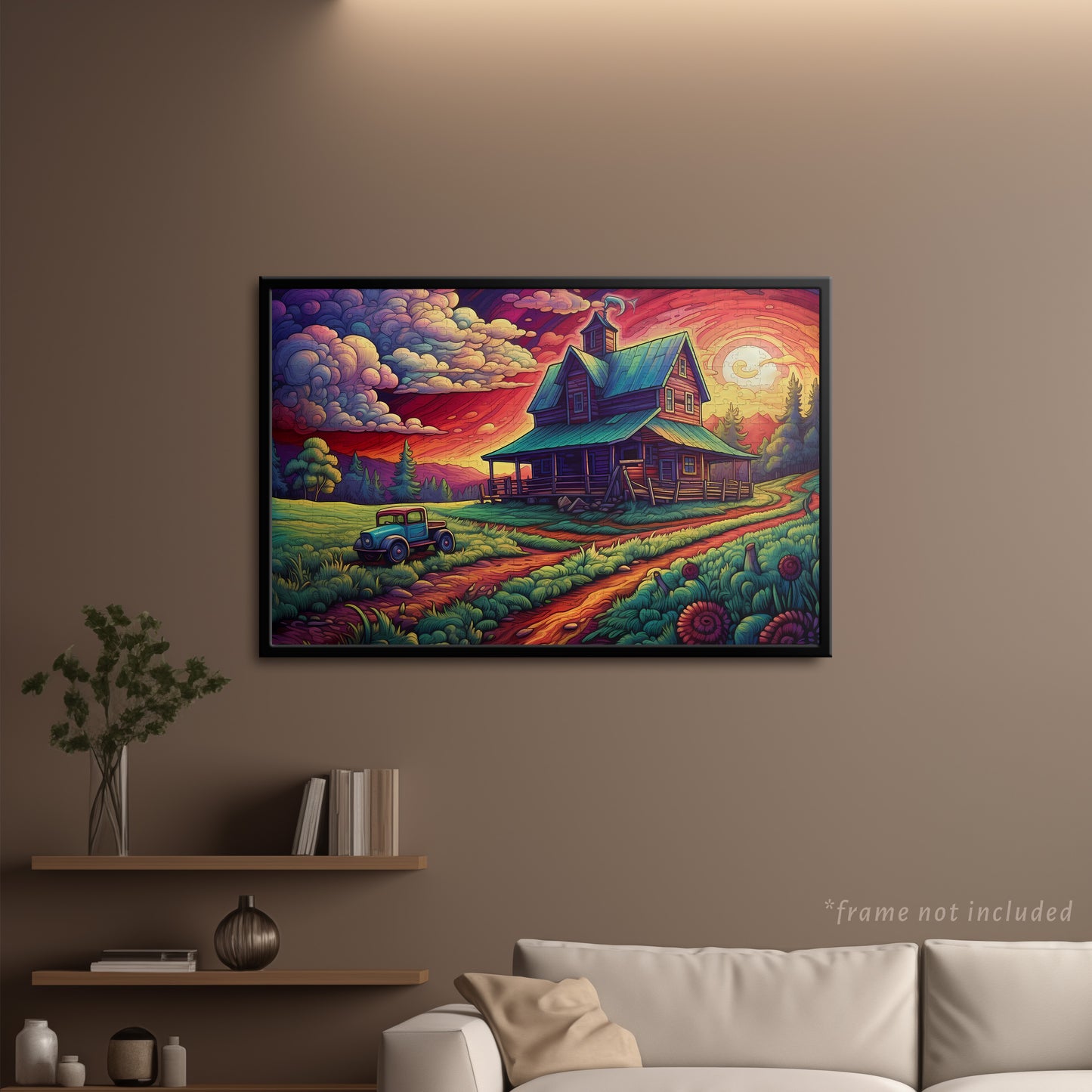 Vibrant Farm Jigsaw Puzzle