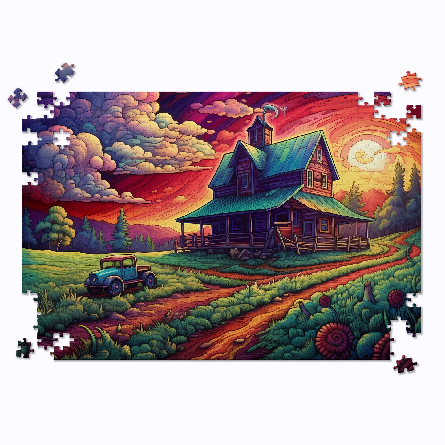 Vibrant Farm Jigsaw Puzzle