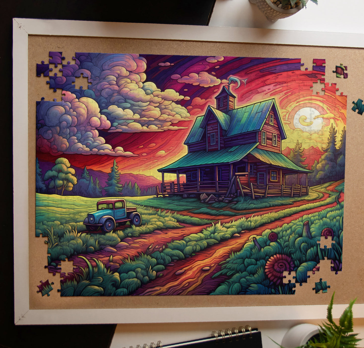 Vibrant Farm Jigsaw Puzzle