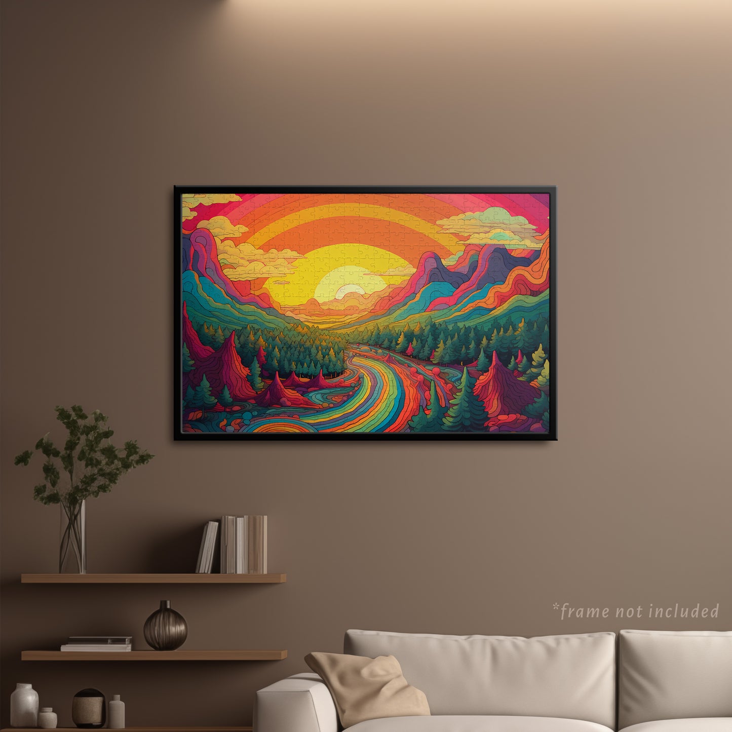 Rainbow Mountains Jigsaw Puzzle