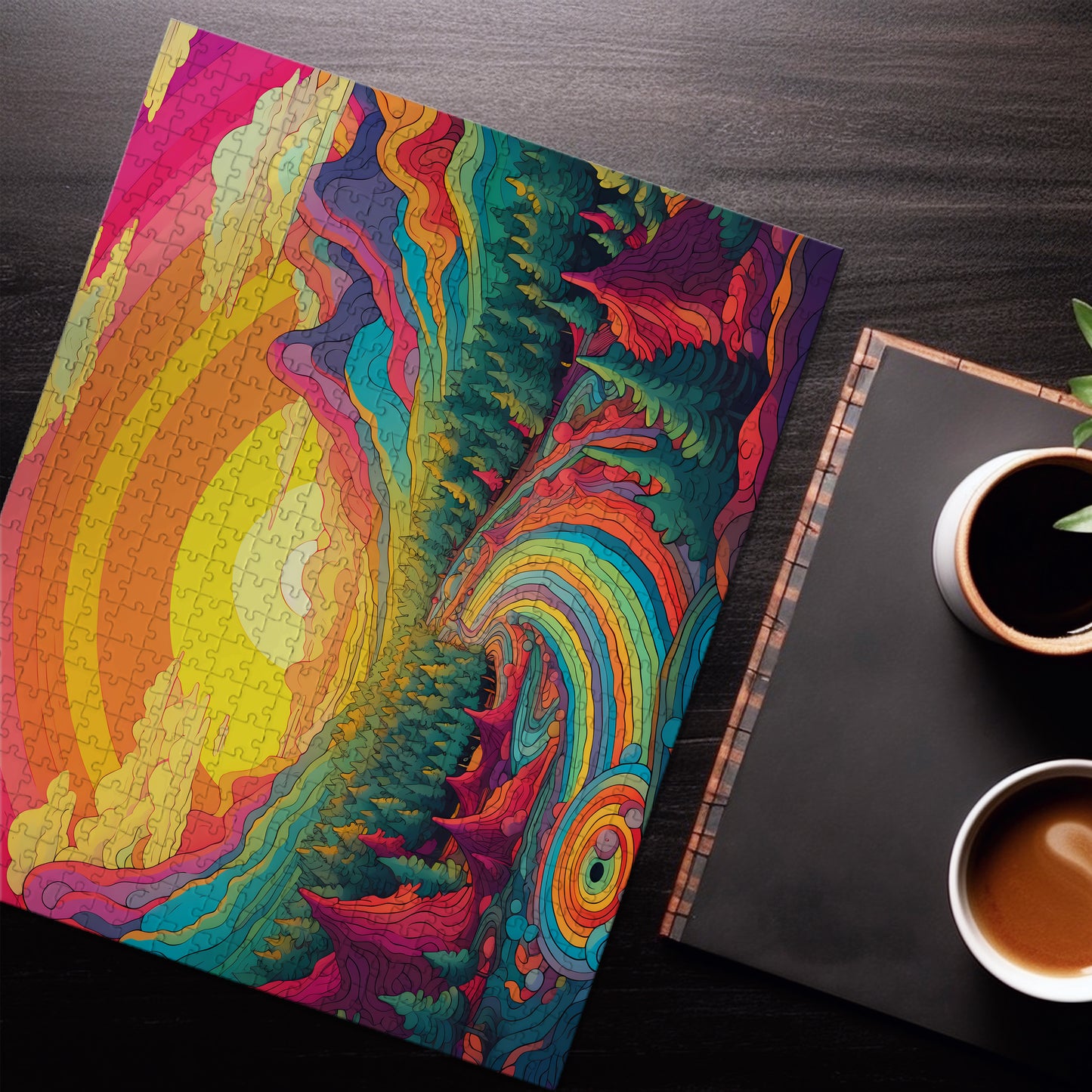 Rainbow Mountains Jigsaw Puzzle