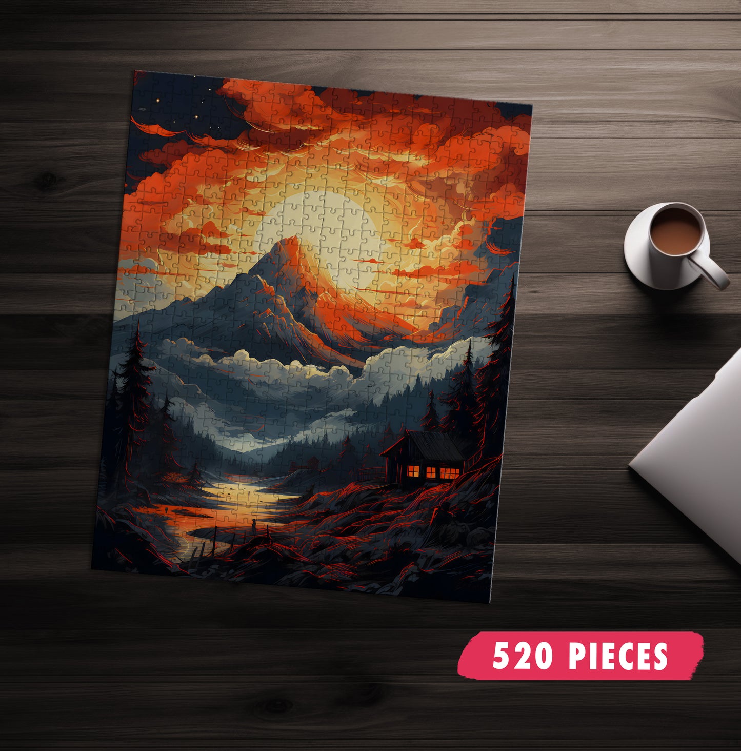 Volcanic Mountain Jigsaw Puzzle