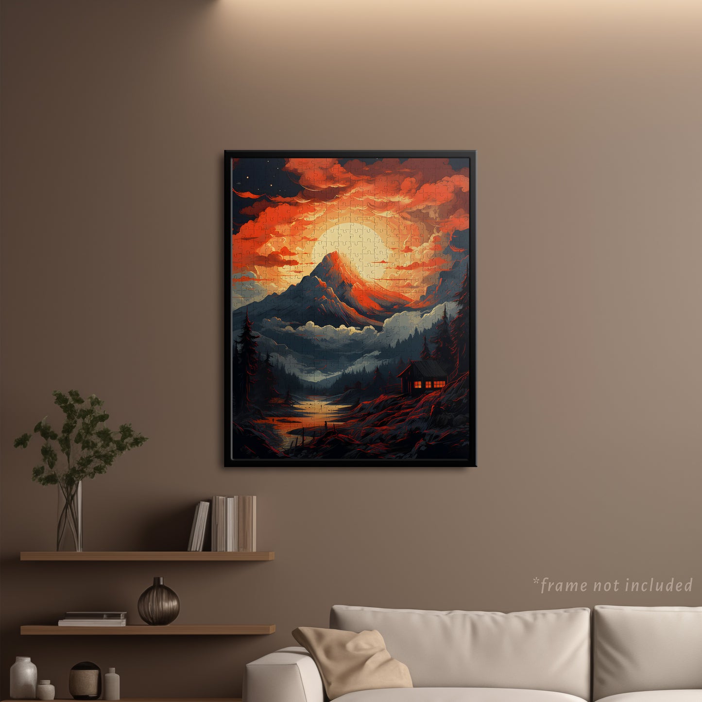 Volcanic Mountain Jigsaw Puzzle