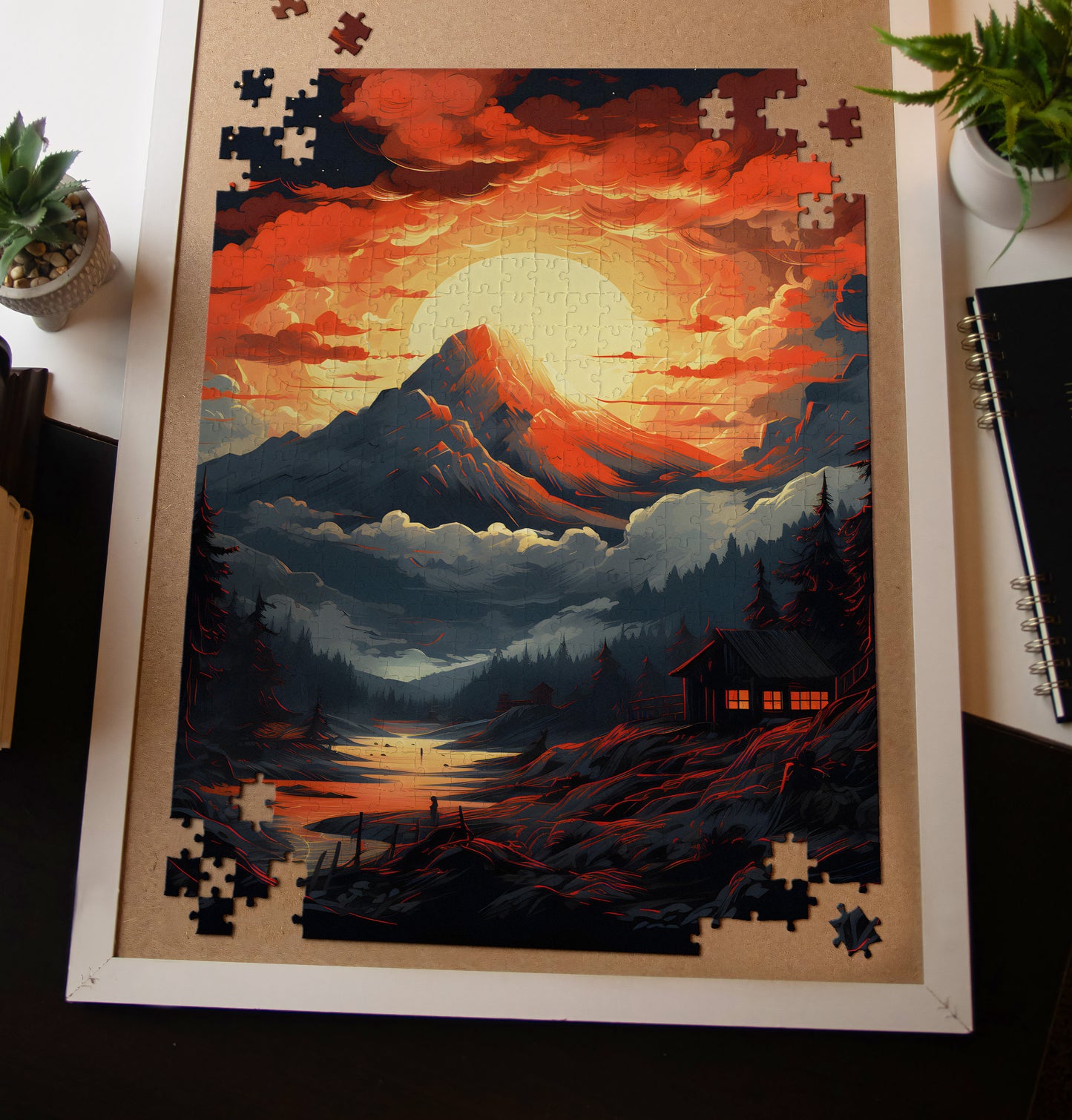 Volcanic Mountain Jigsaw Puzzle