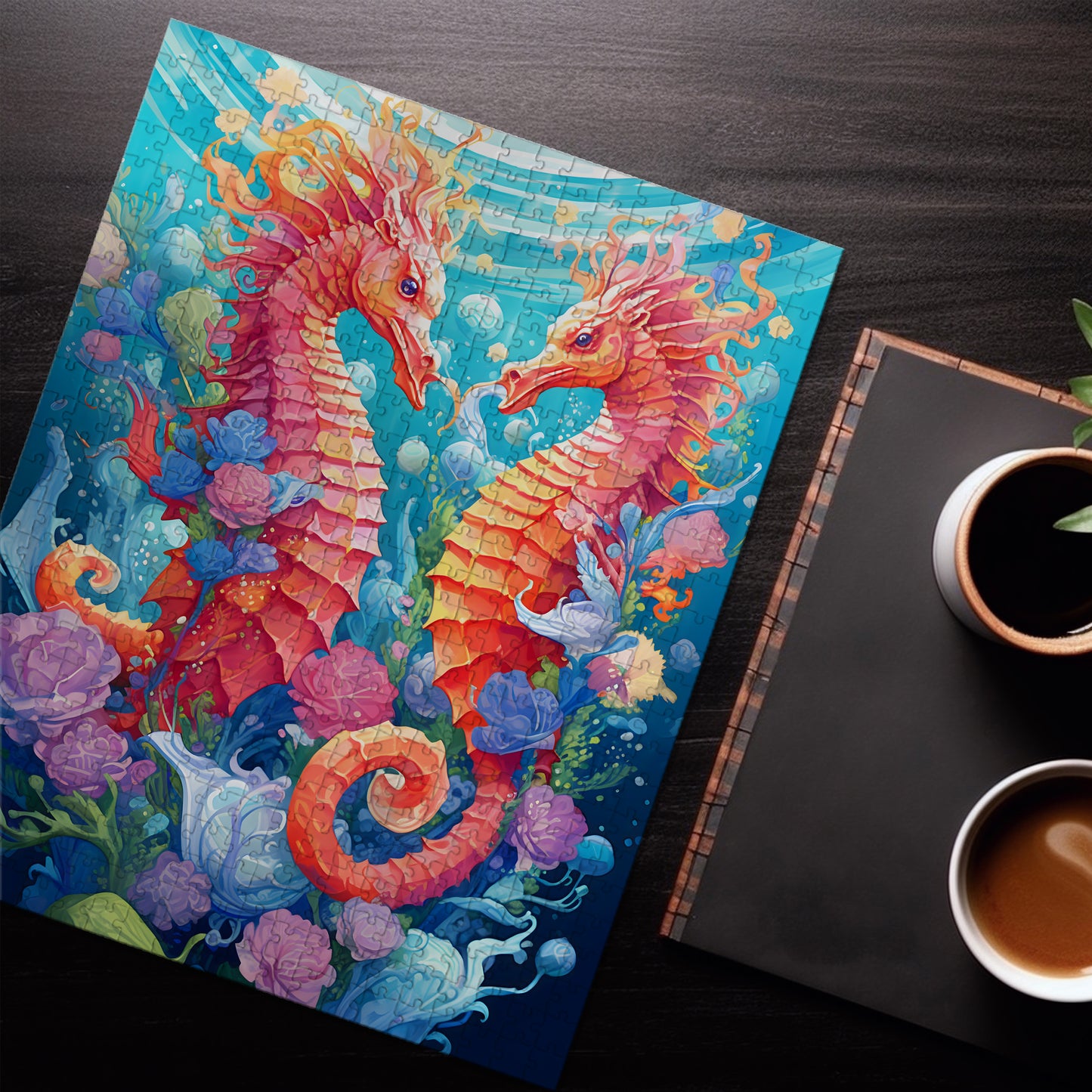 Vibrant Seahorse Jigsaw Puzzle