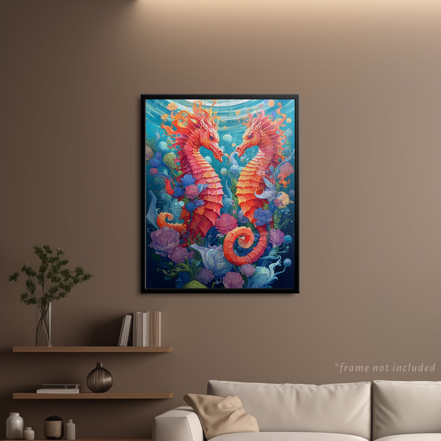 Vibrant Seahorse Jigsaw Puzzle