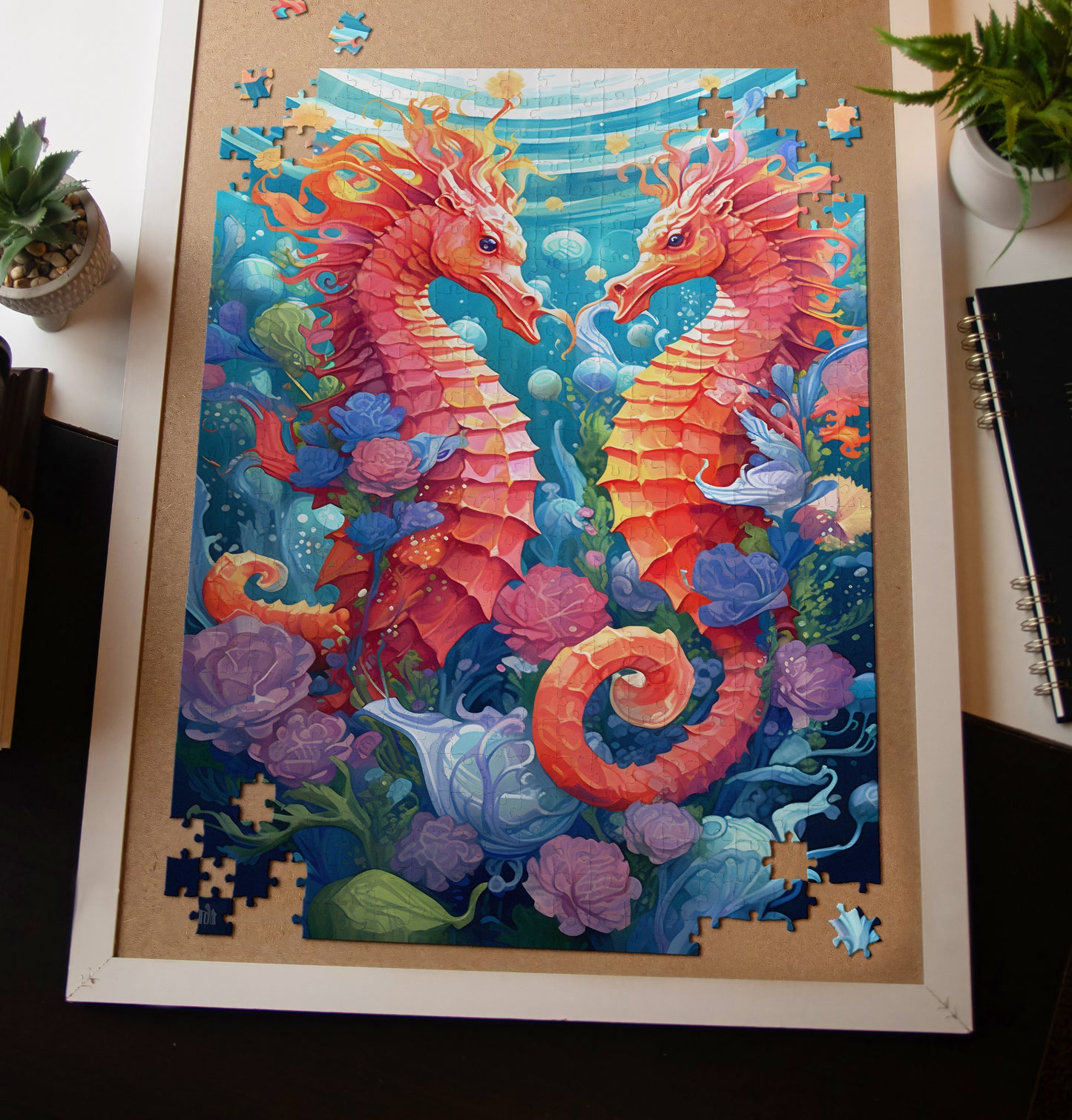 Vibrant Seahorse Jigsaw Puzzle