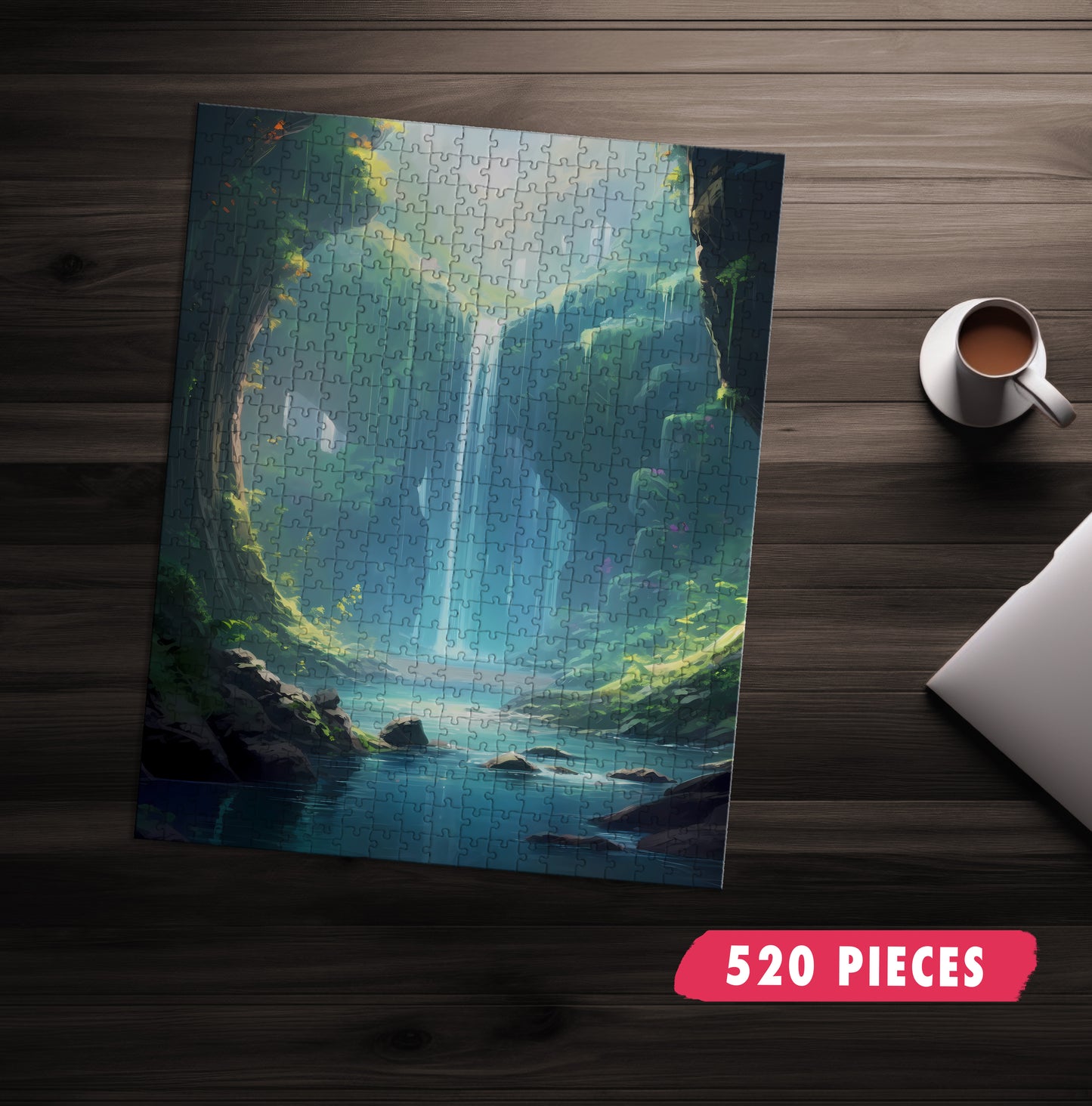 Hidden Waterfall Jigsaw Puzzle