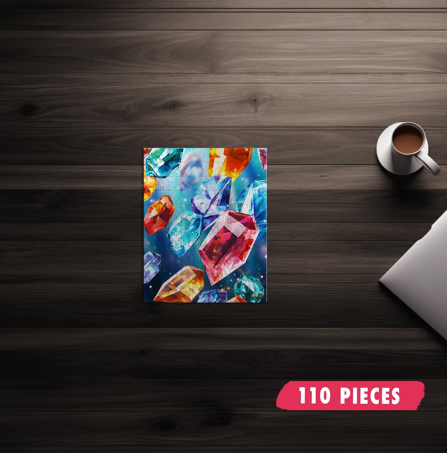 Colorful Crystals Jigsaw Puzzle