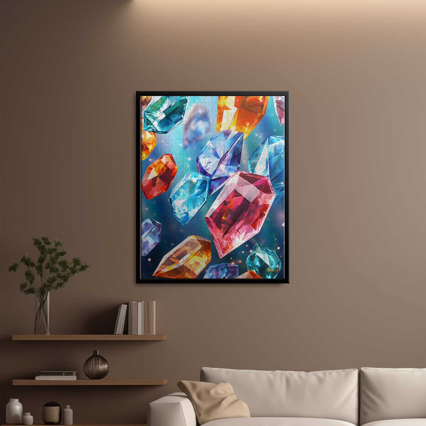 Colorful Crystals Jigsaw Puzzle