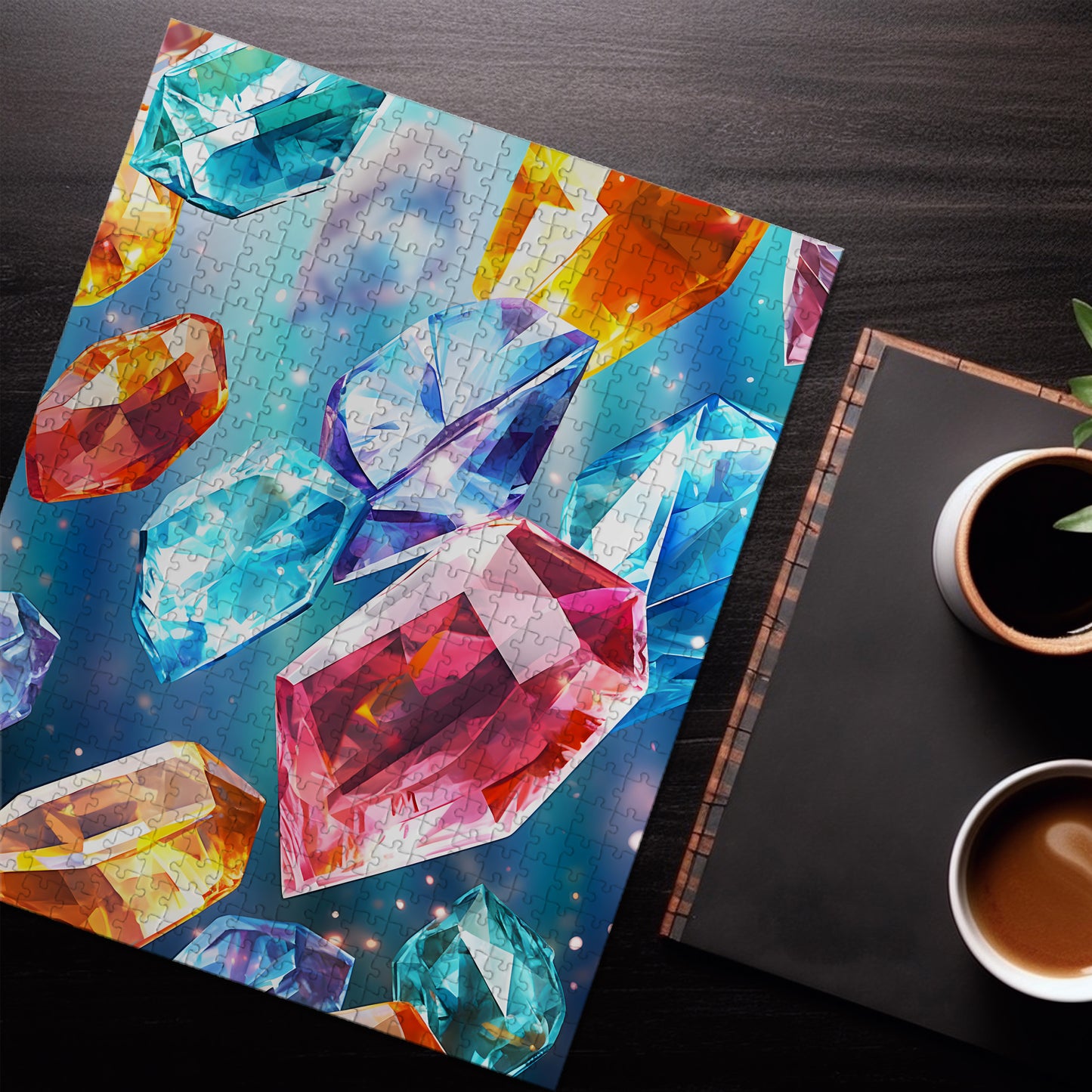Colorful Crystals Jigsaw Puzzle