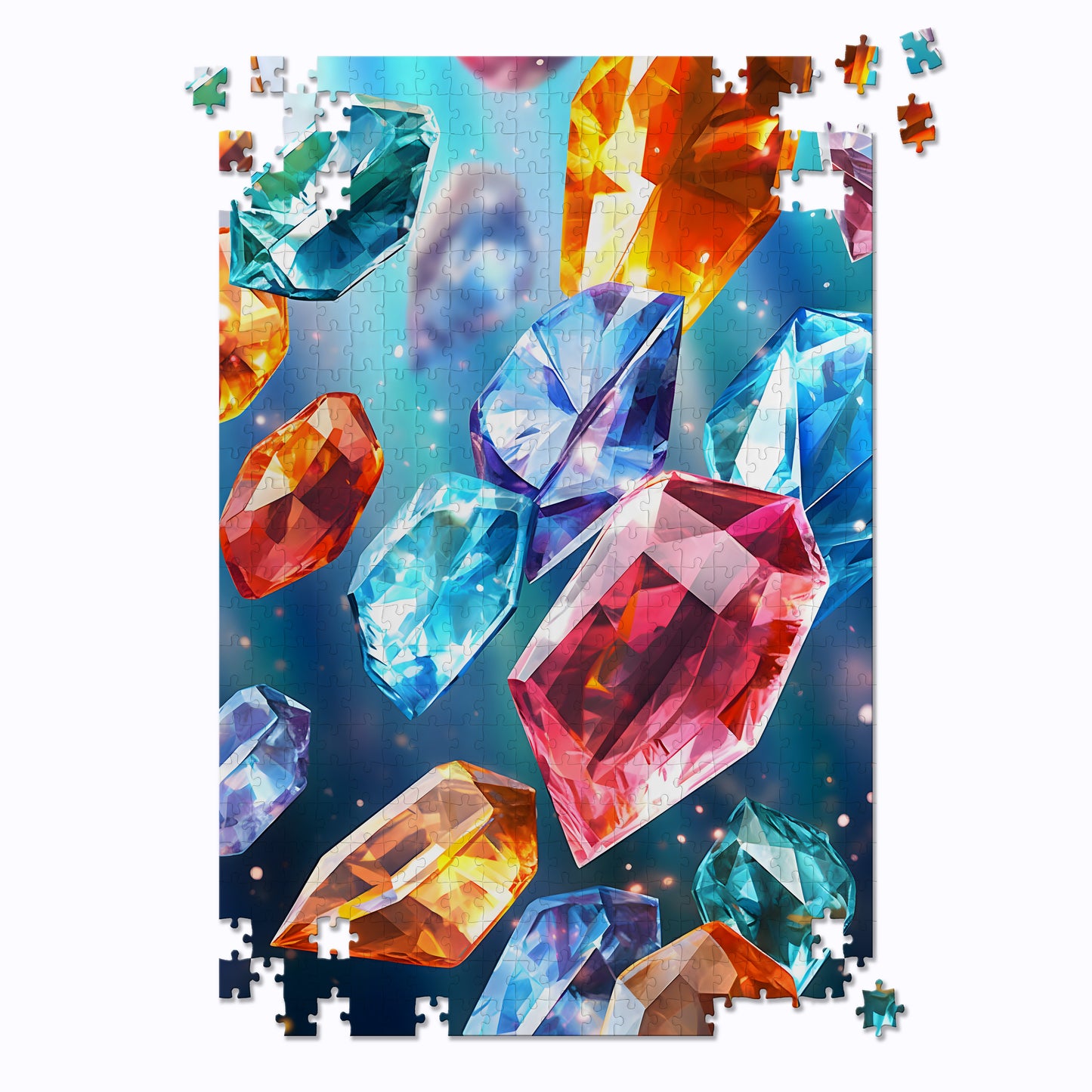 Colorful Crystals Jigsaw Puzzle