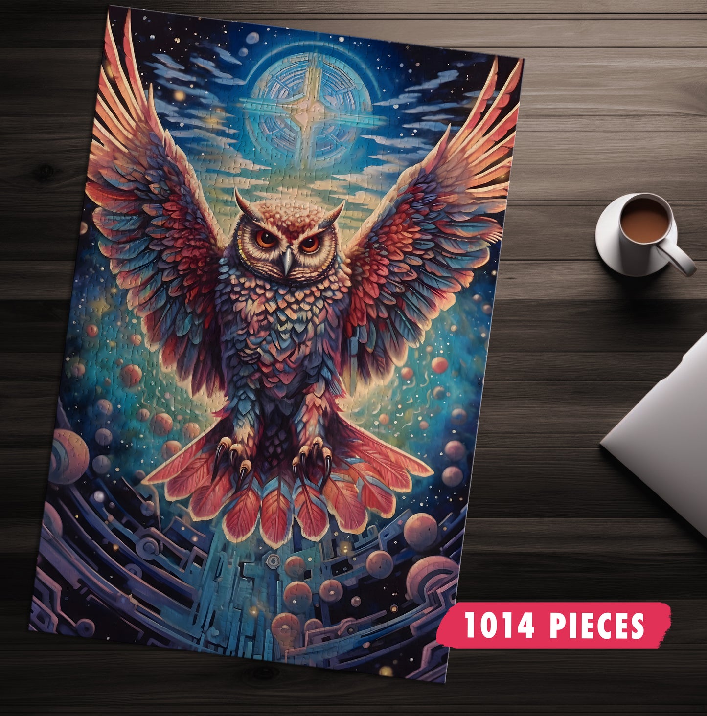 Space Owl Jigsaw Puzzle