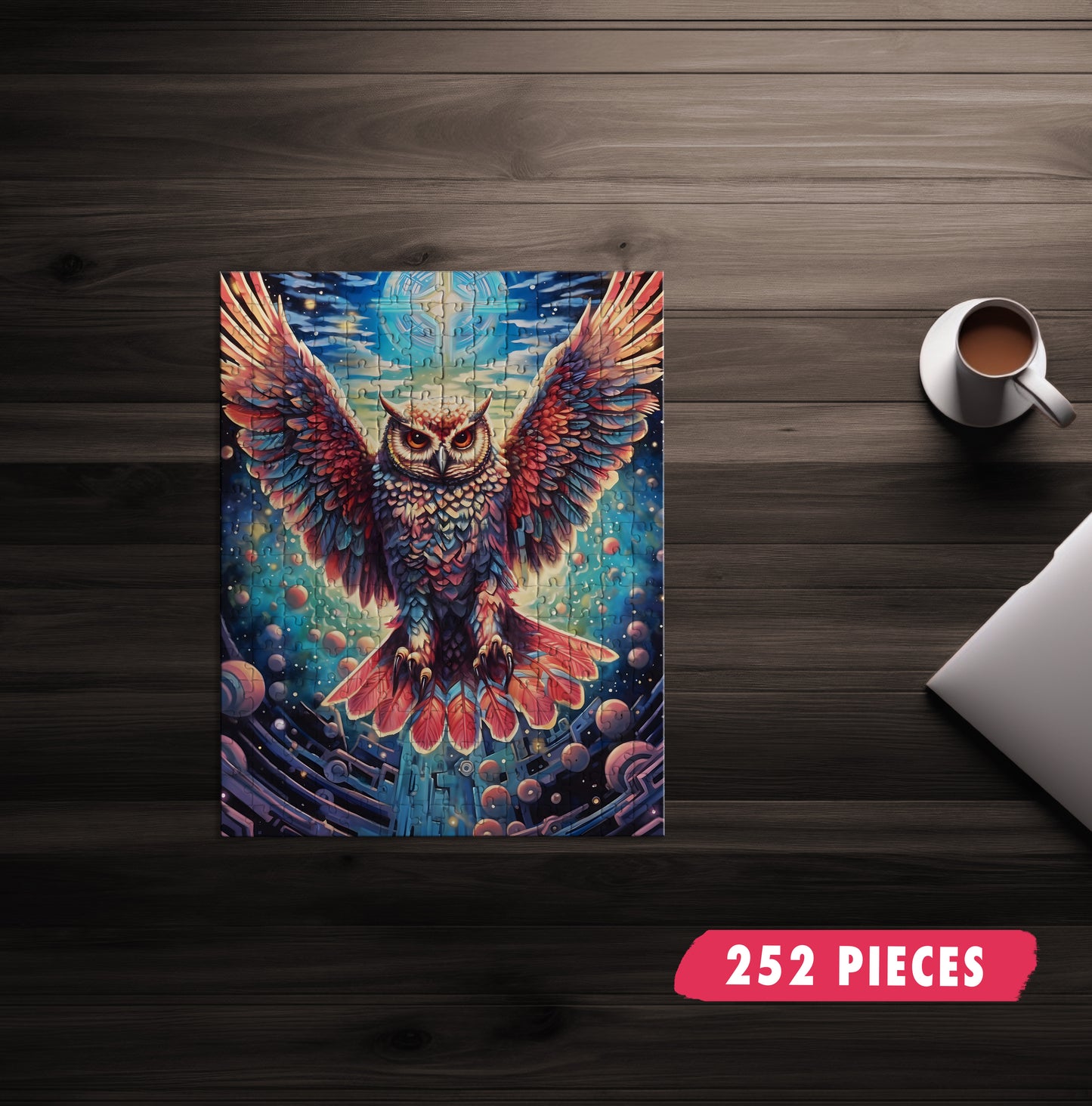 Space Owl Jigsaw Puzzle