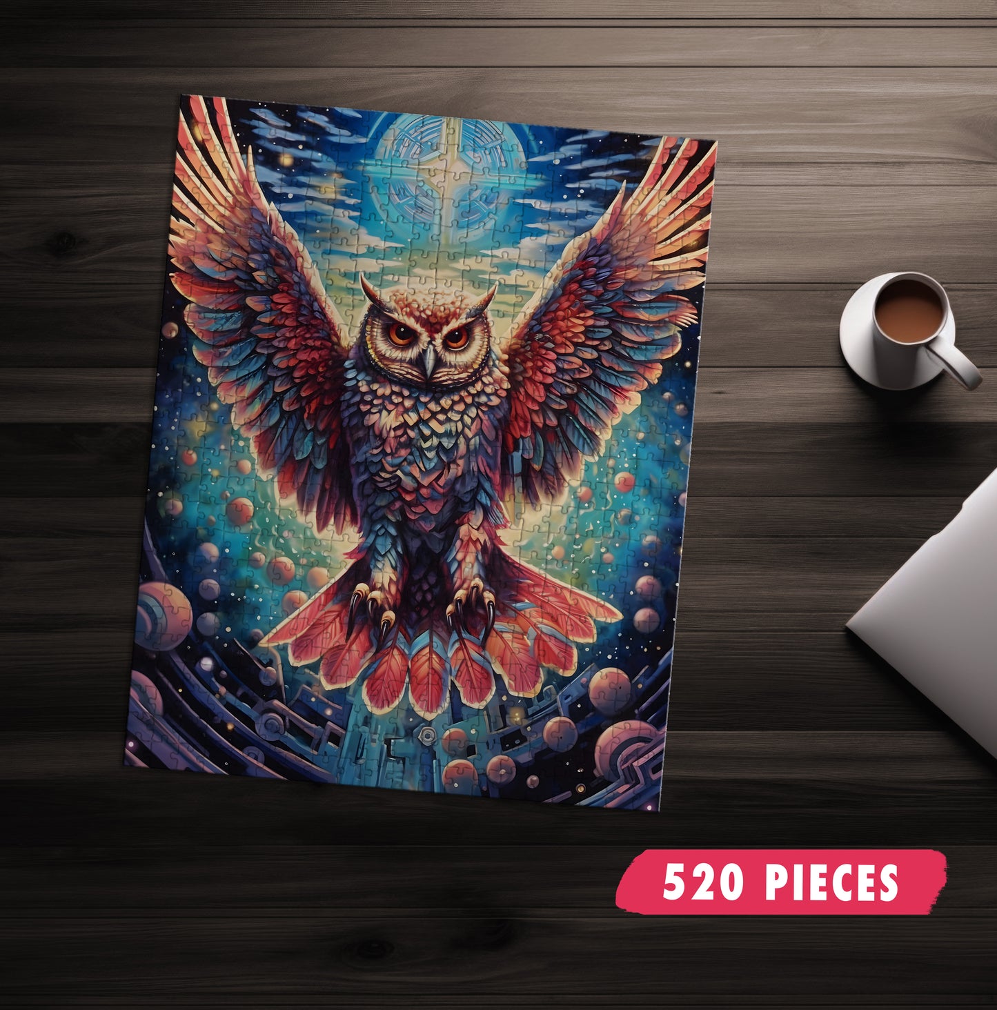 Space Owl Jigsaw Puzzle