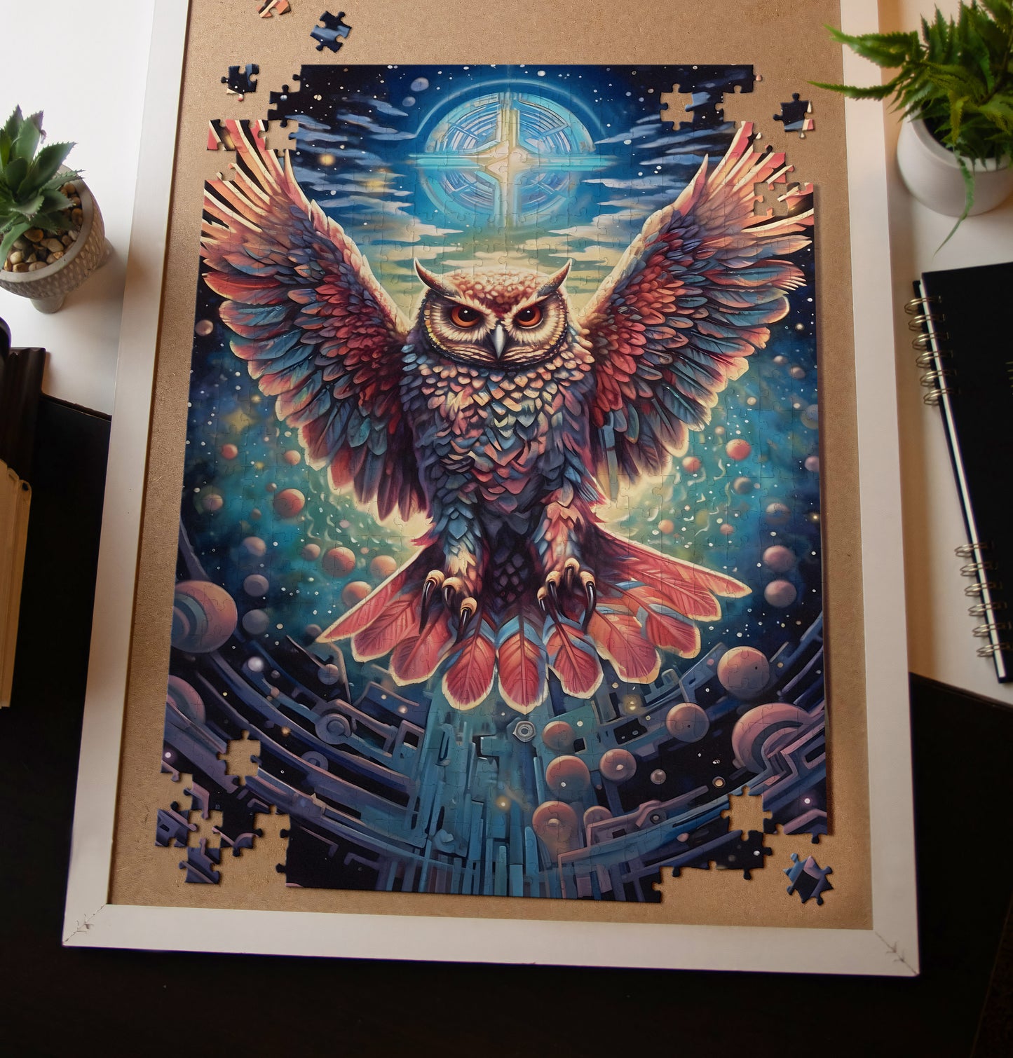 Space Owl Jigsaw Puzzle