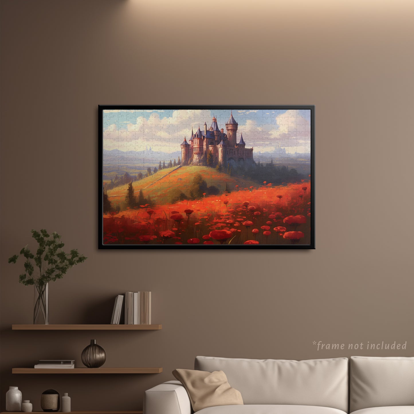 Spider Lily Castle Jigsaw Puzzle