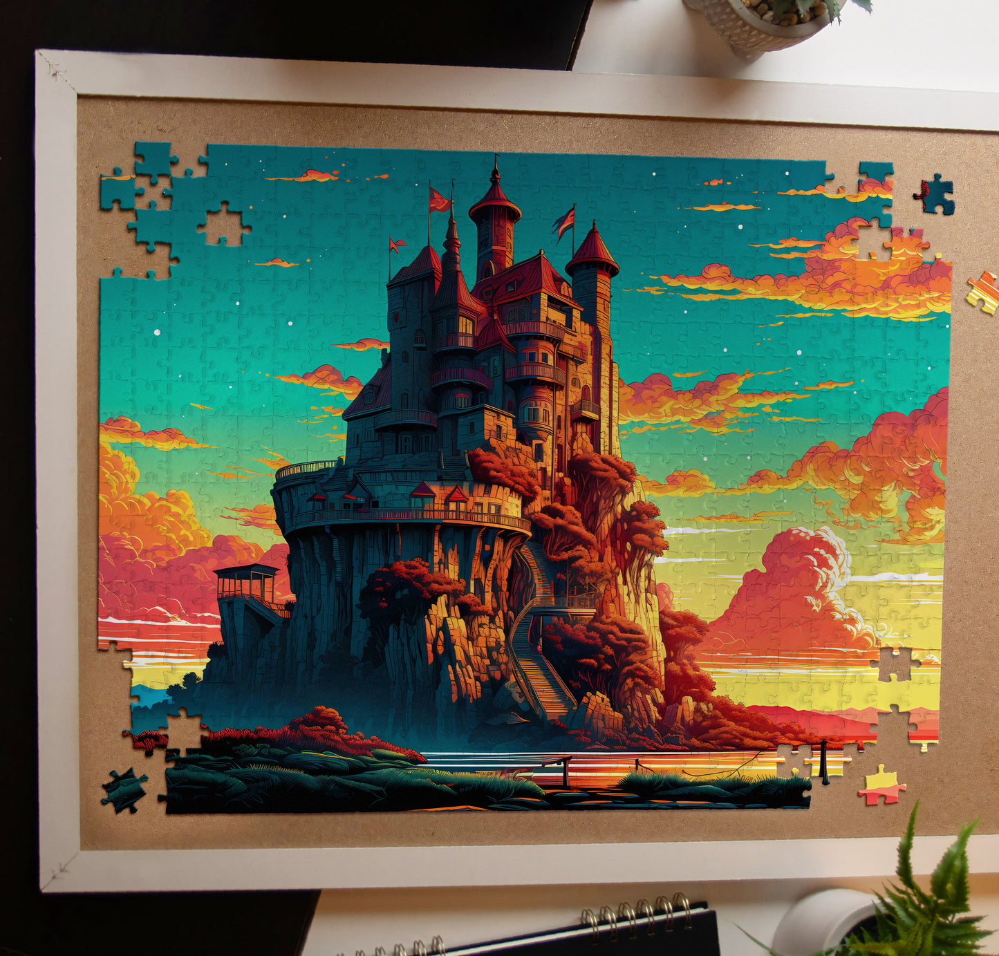 Sunrise Castle Jigsaw Puzzle