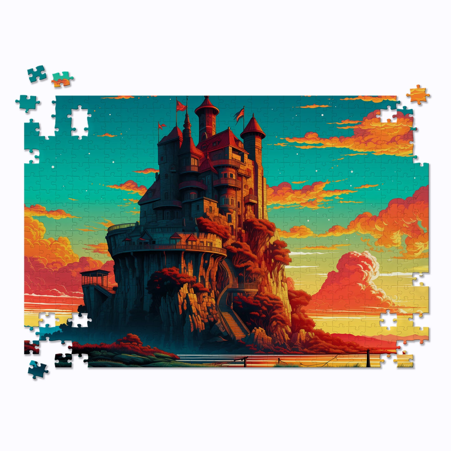 Sunrise Castle Jigsaw Puzzle