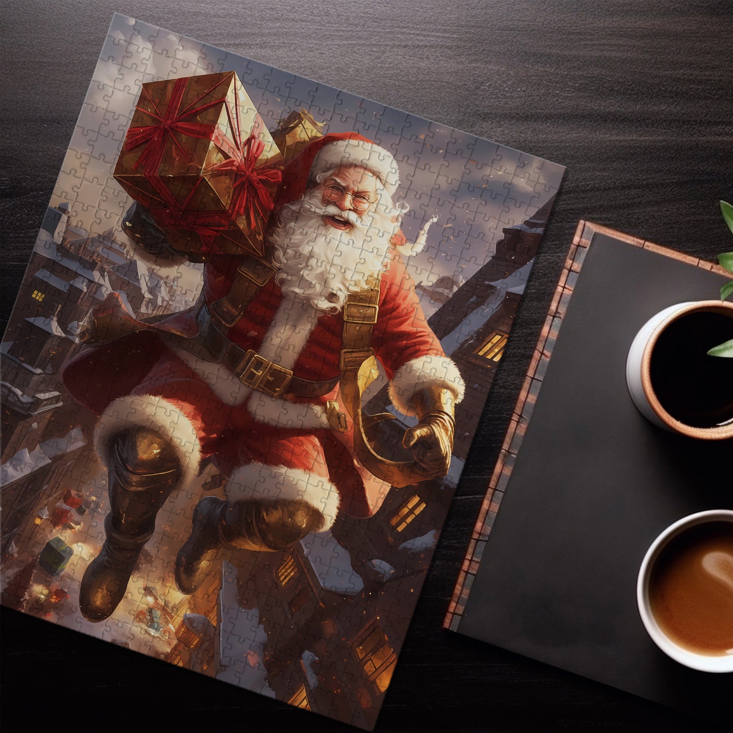 Superhero Santa Claus Jigsaw Puzzle
