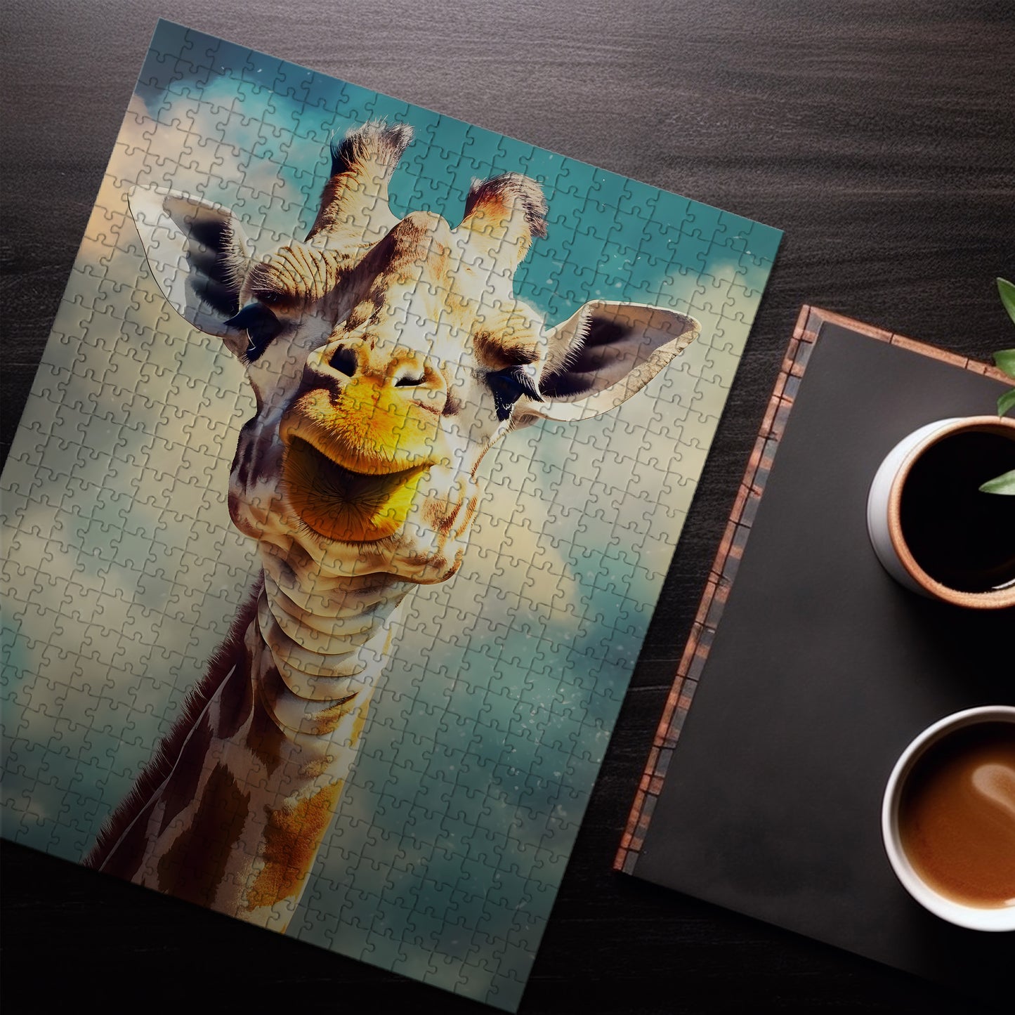 Happy Giraffe Jigsaw Puzzle