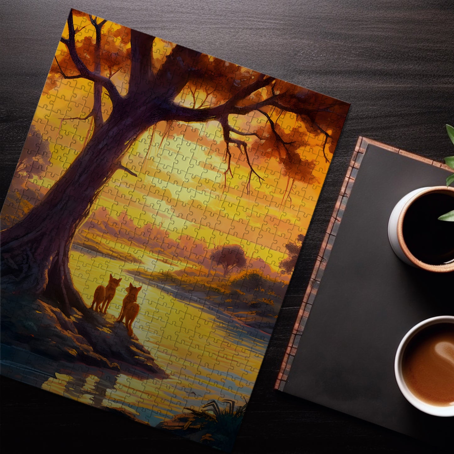 Dhole Sunrise Jigsaw Puzzle