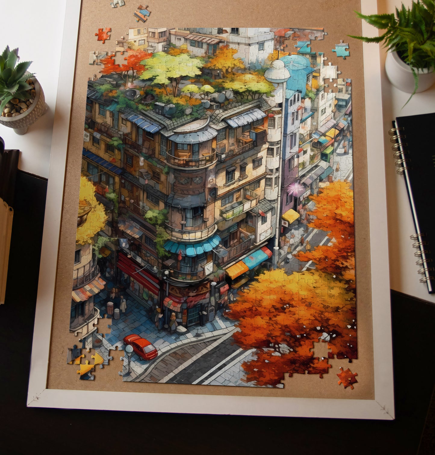 Birds-Eye City Block Jigsaw Puzzle