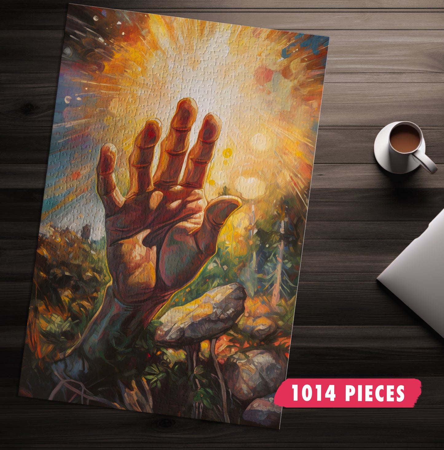 Psychedelic Light Jigsaw Puzzle
