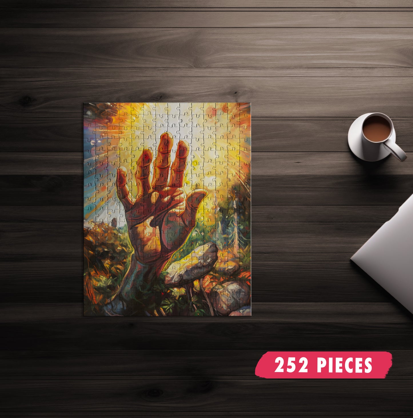 Psychedelic Light Jigsaw Puzzle