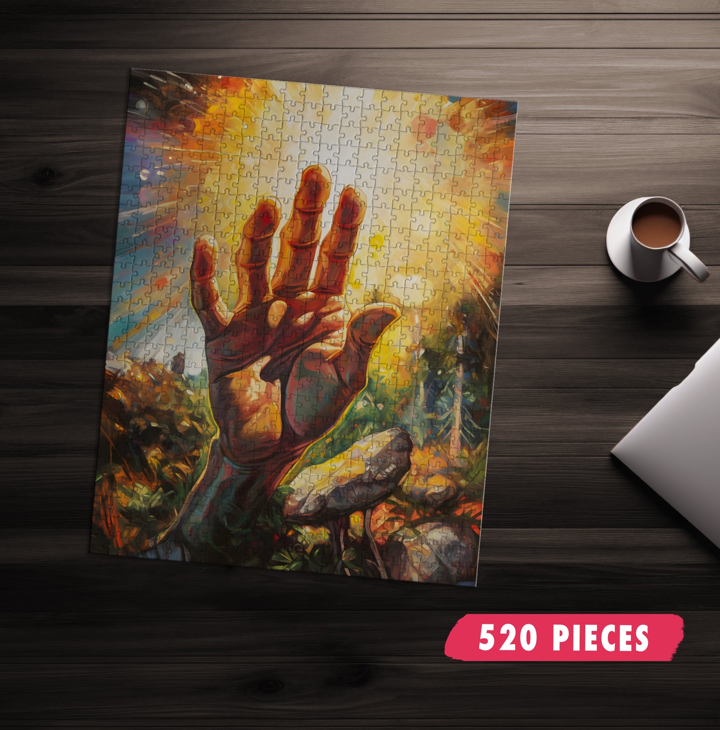 Psychedelic Light Jigsaw Puzzle