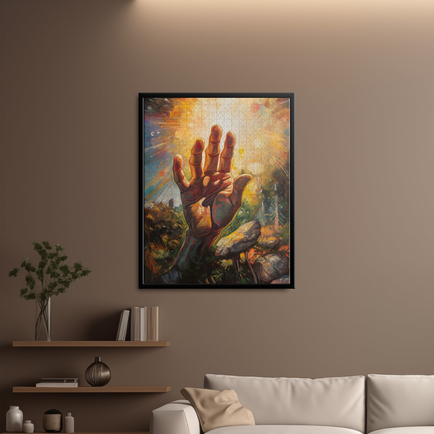 Psychedelic Light Jigsaw Puzzle