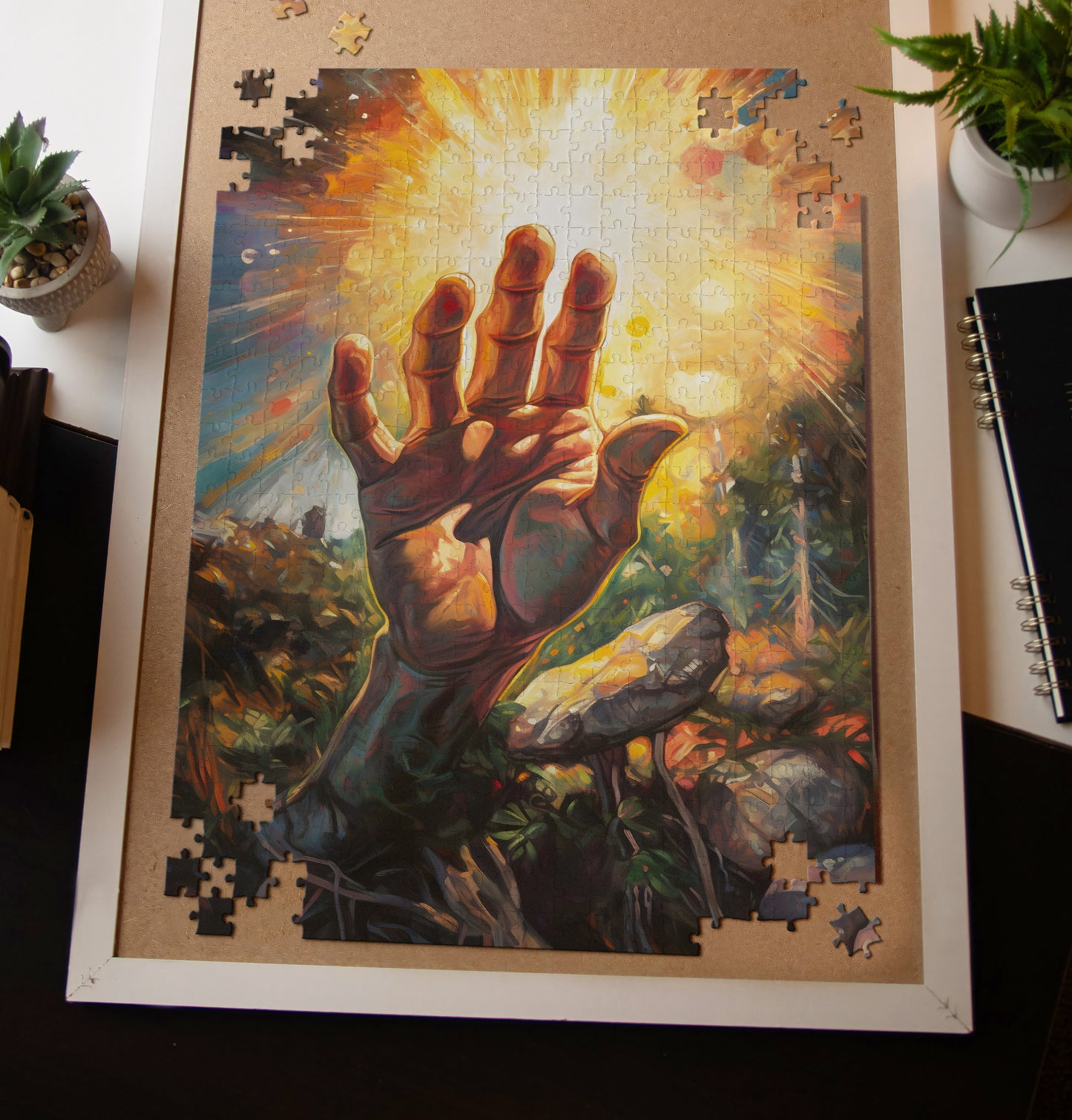 Psychedelic Light Jigsaw Puzzle