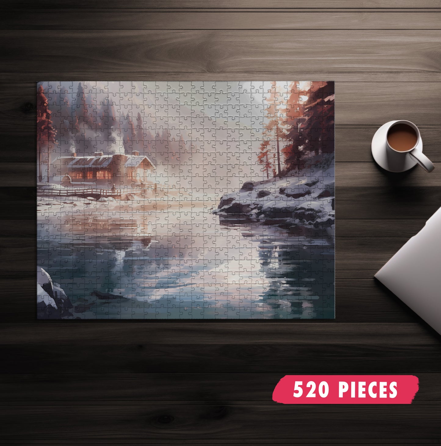 Serene Hot Springs Jigsaw Puzzle