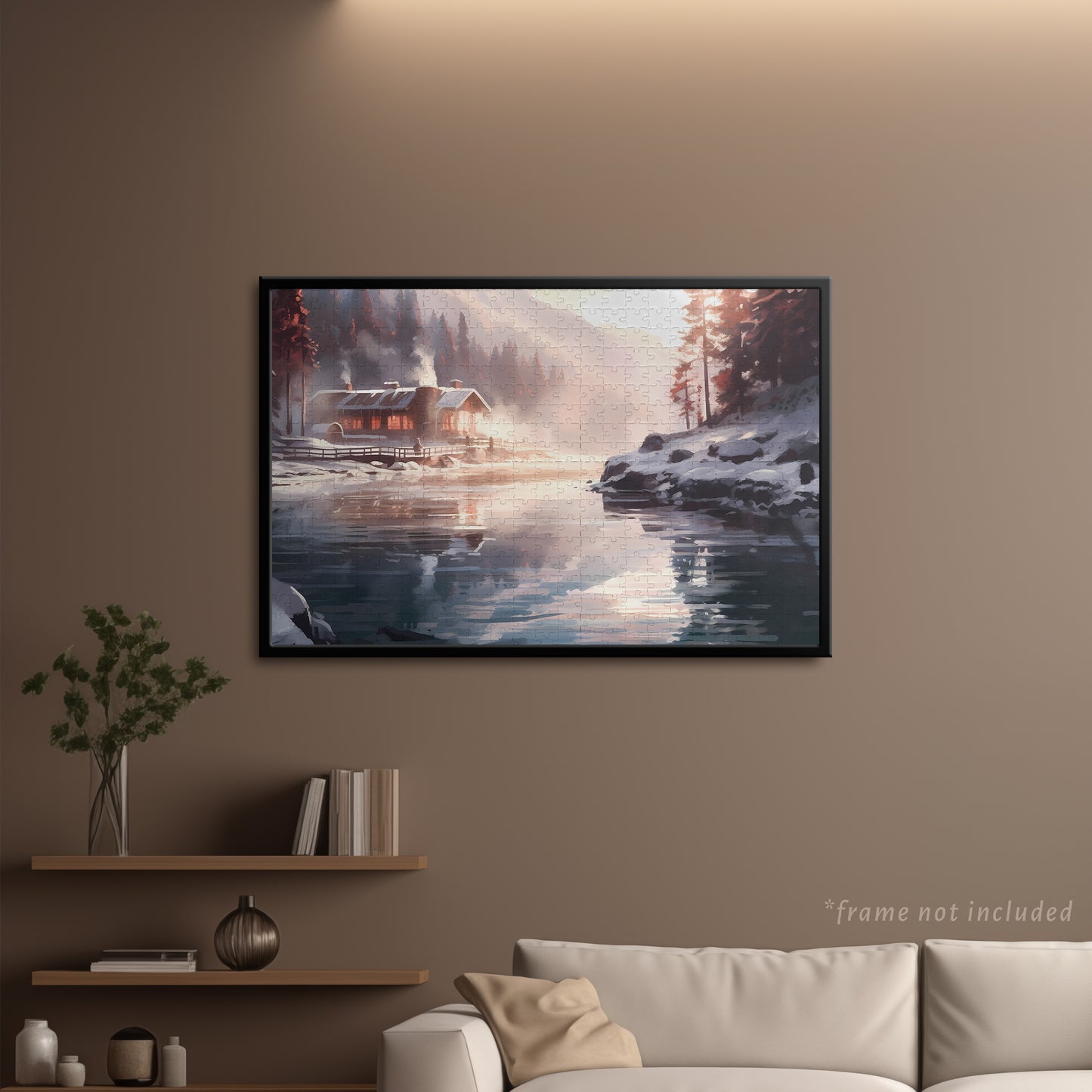 Serene Hot Springs Jigsaw Puzzle