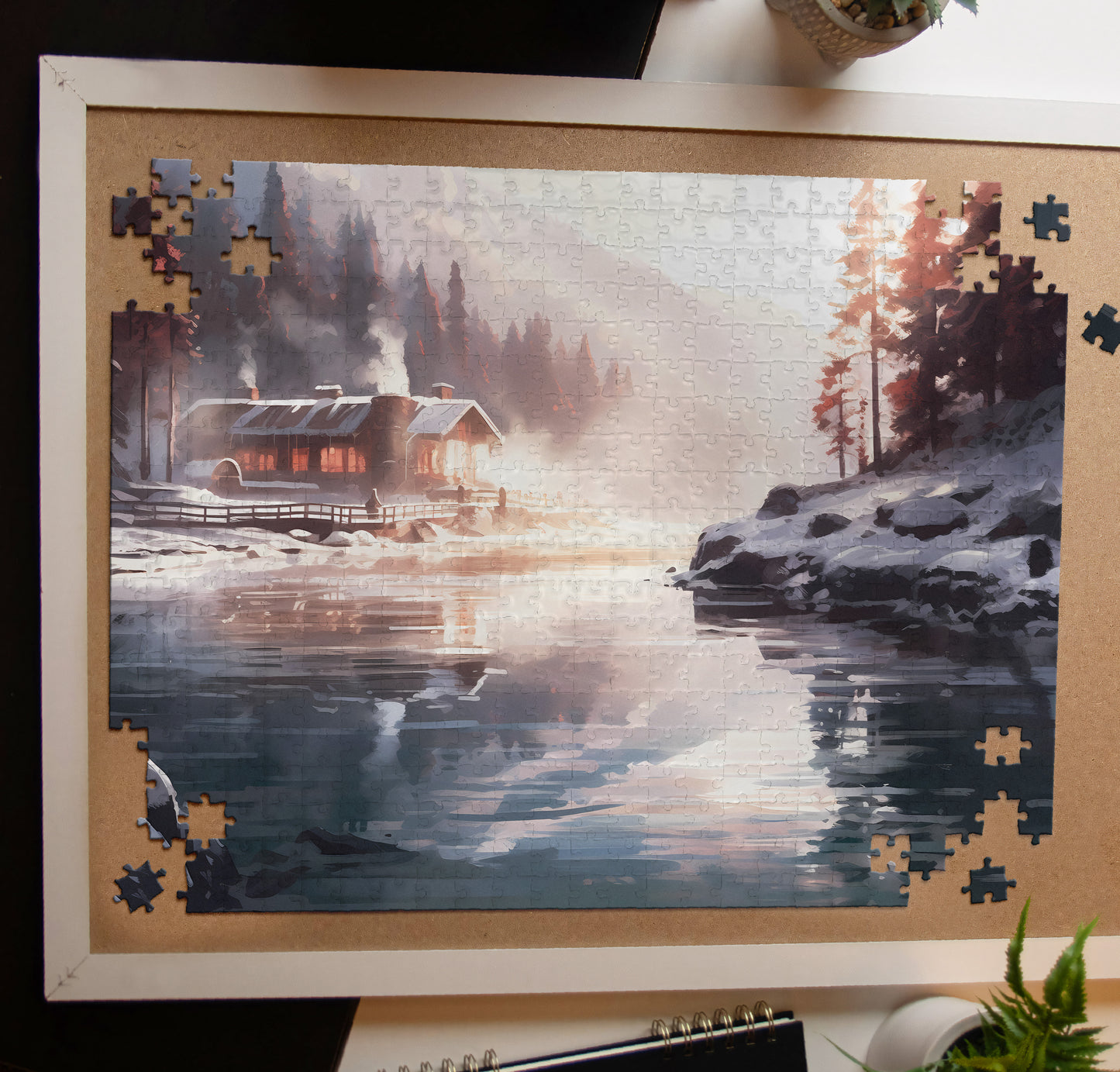 Serene Hot Springs Jigsaw Puzzle