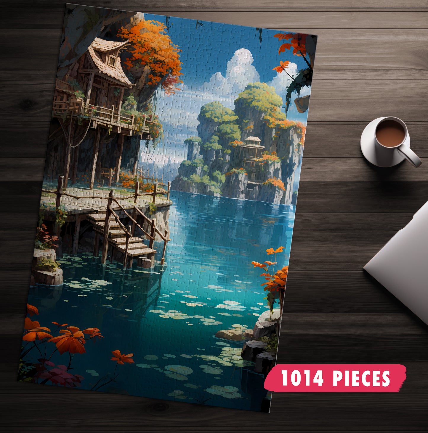 Tropical Island Retreat Jigsaw Puzzle