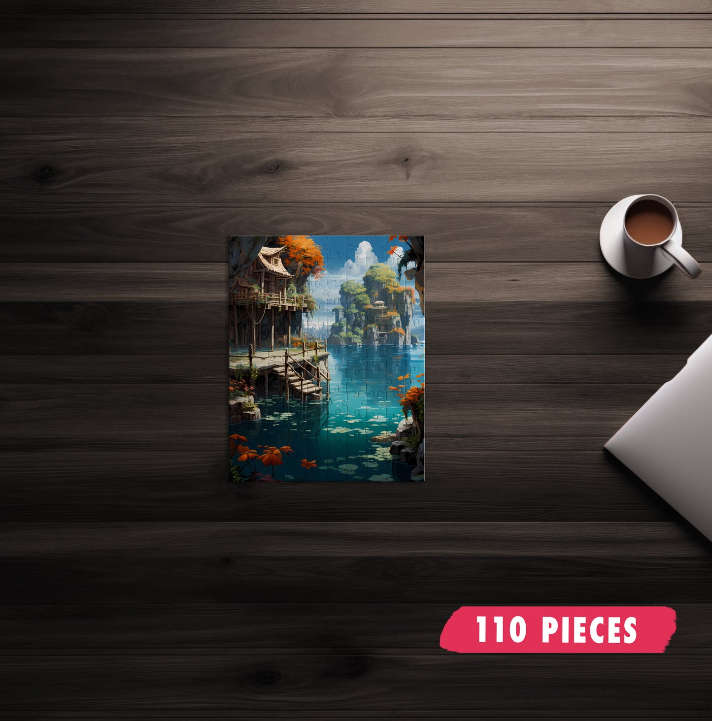 Tropical Island Retreat Jigsaw Puzzle
