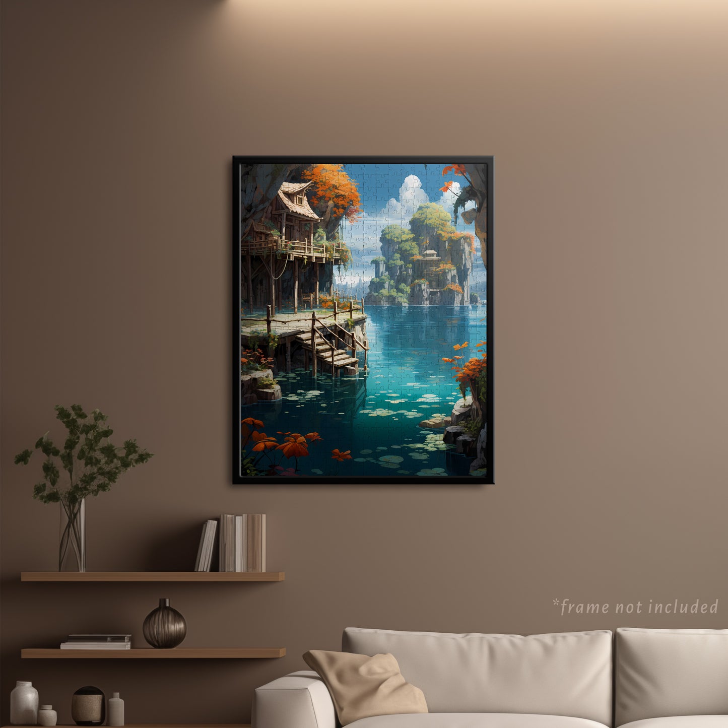 Tropical Island Retreat Jigsaw Puzzle