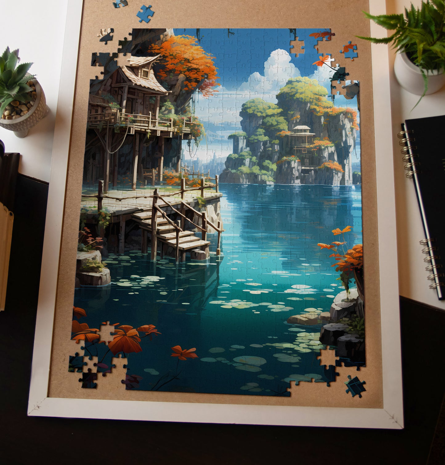 Tropical Island Retreat Jigsaw Puzzle