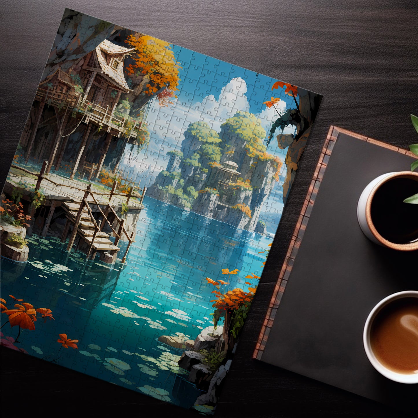 Tropical Island Retreat Jigsaw Puzzle